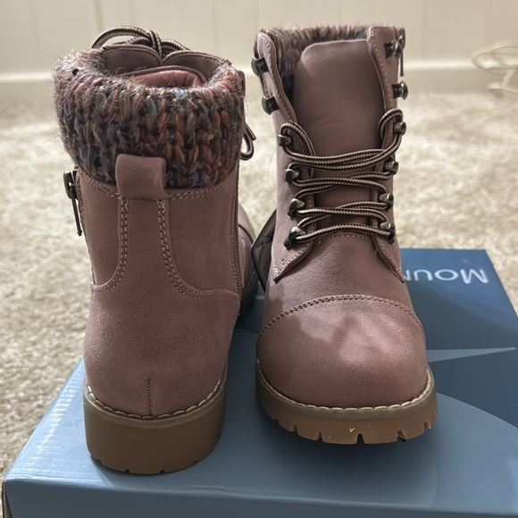 Lavender combat boots - Picture 3 of 6